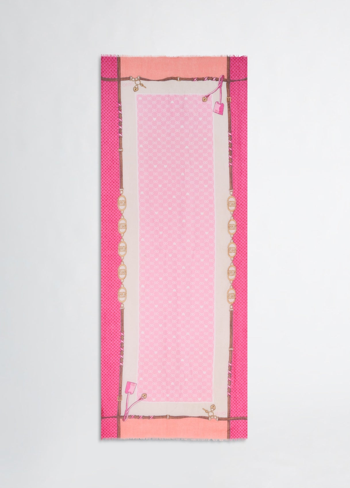 Foulard Donna Liu Jo con Fantasia Geometrica e Dettagli Iconici