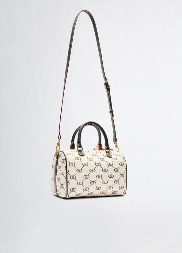 Borsa bowling Liu Jo con stampa monogram e dettagli eleganti