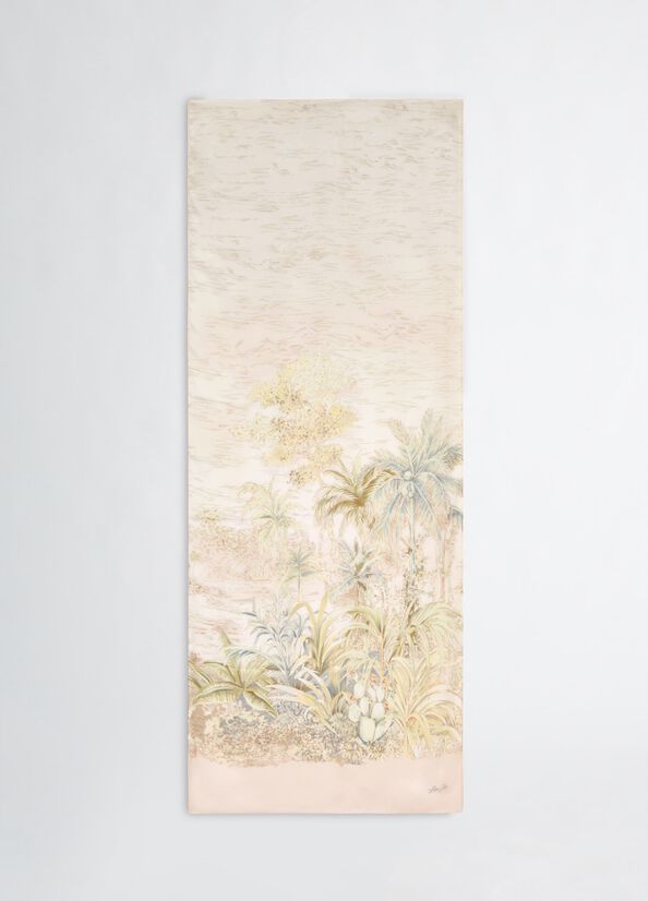 Foulard elegante Liu Jo con stampa delicata Beige TU | Giò Fashion