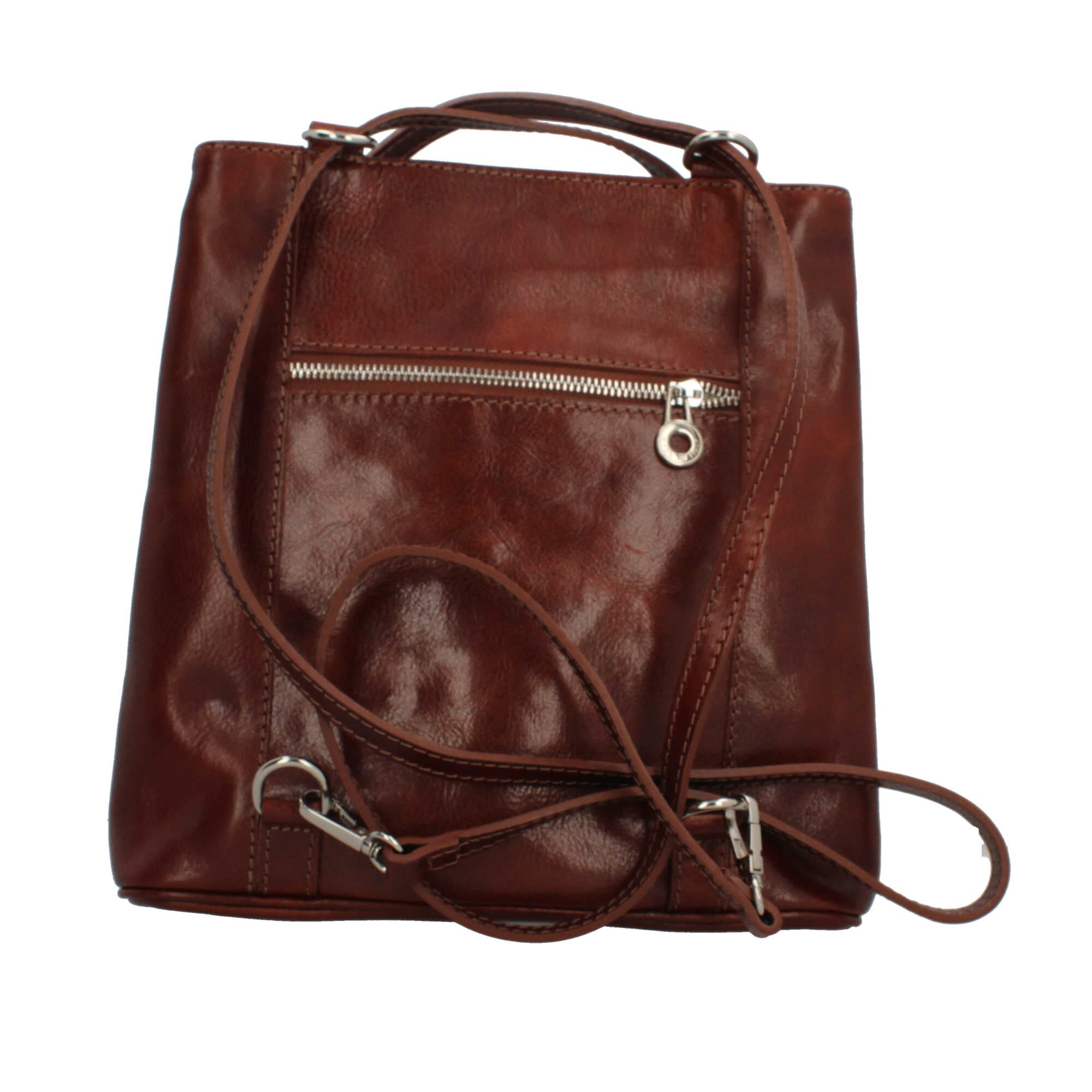 Borsa shopper in vera pelle artigianale Made in Italy