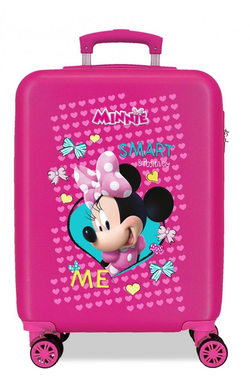 Valigia Trolley Minnie Bambina 55 cm Rigida in ABS 42 L