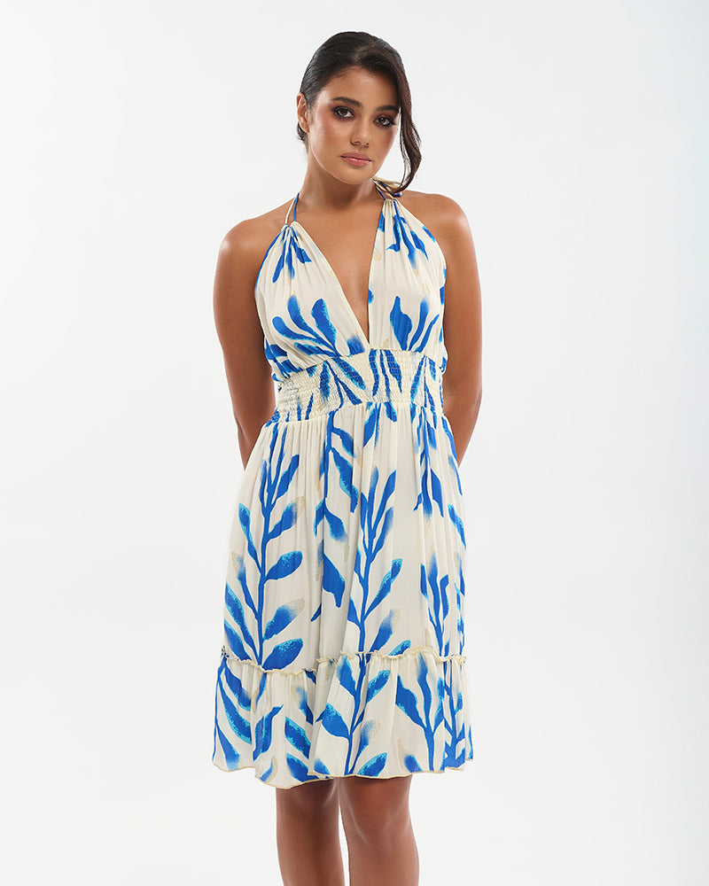 Ble Resort Collection Abito Corto con Dettagli