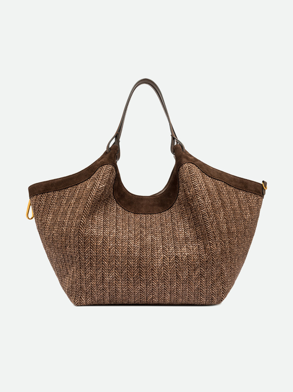 Borsa a spalla Gianni Chiarini morbida e capiente con lavorazione intrecciata