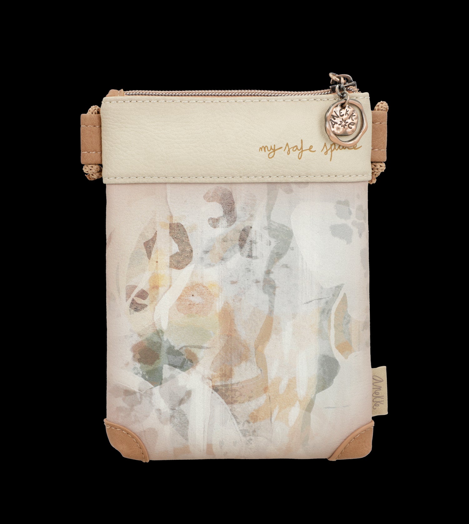 Borsa a tracolla piccola Anekke con design artistico e dettagli raffinati