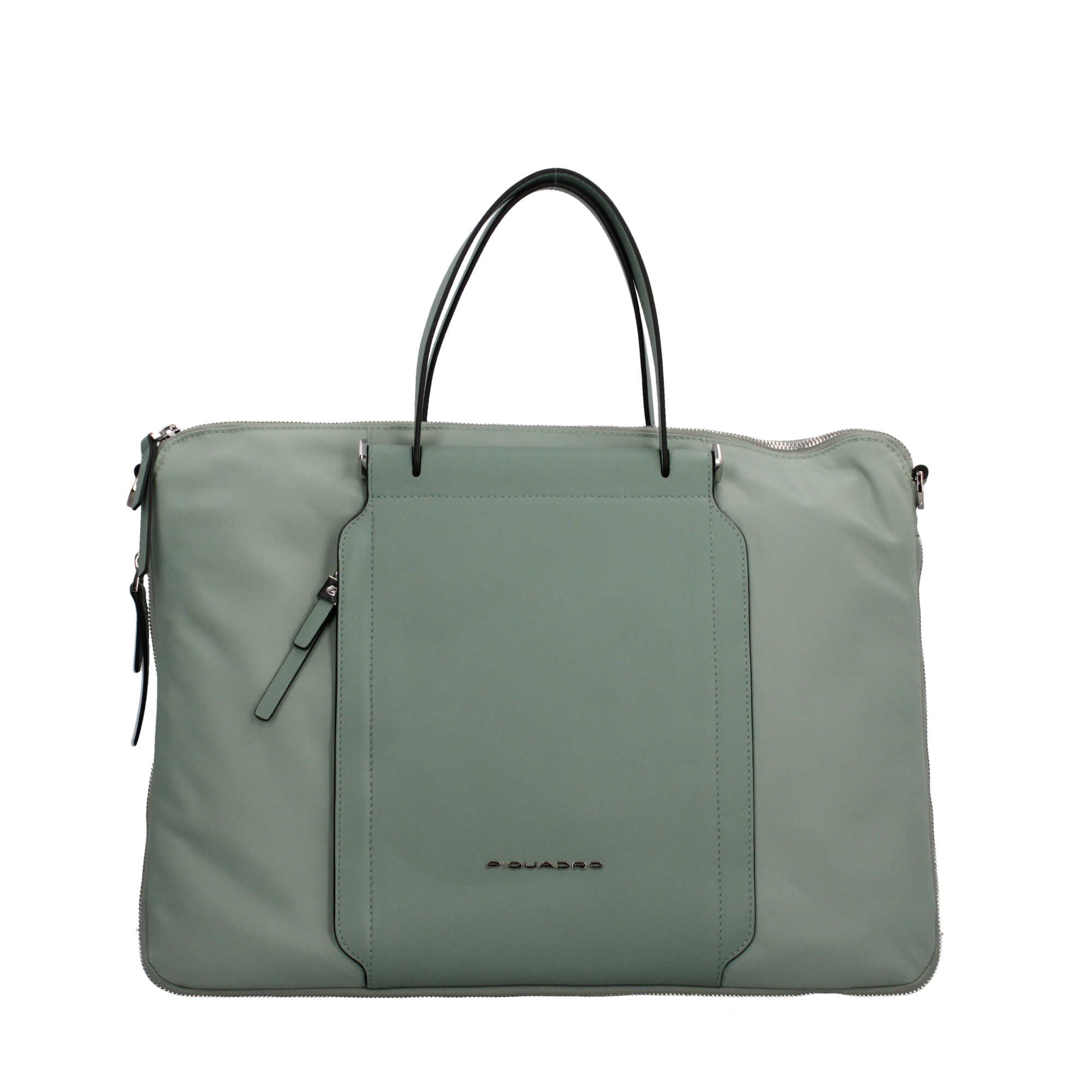 Piquadro borsa slim porta PC 15.6" in pelle con protezione antiurto e RFID