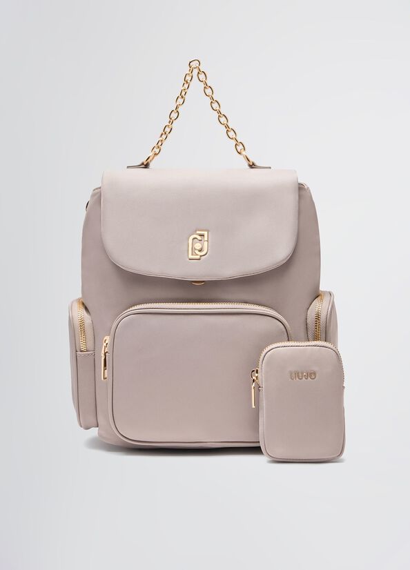 Zaino Liu Jo con tasche multiple e pochette removibile