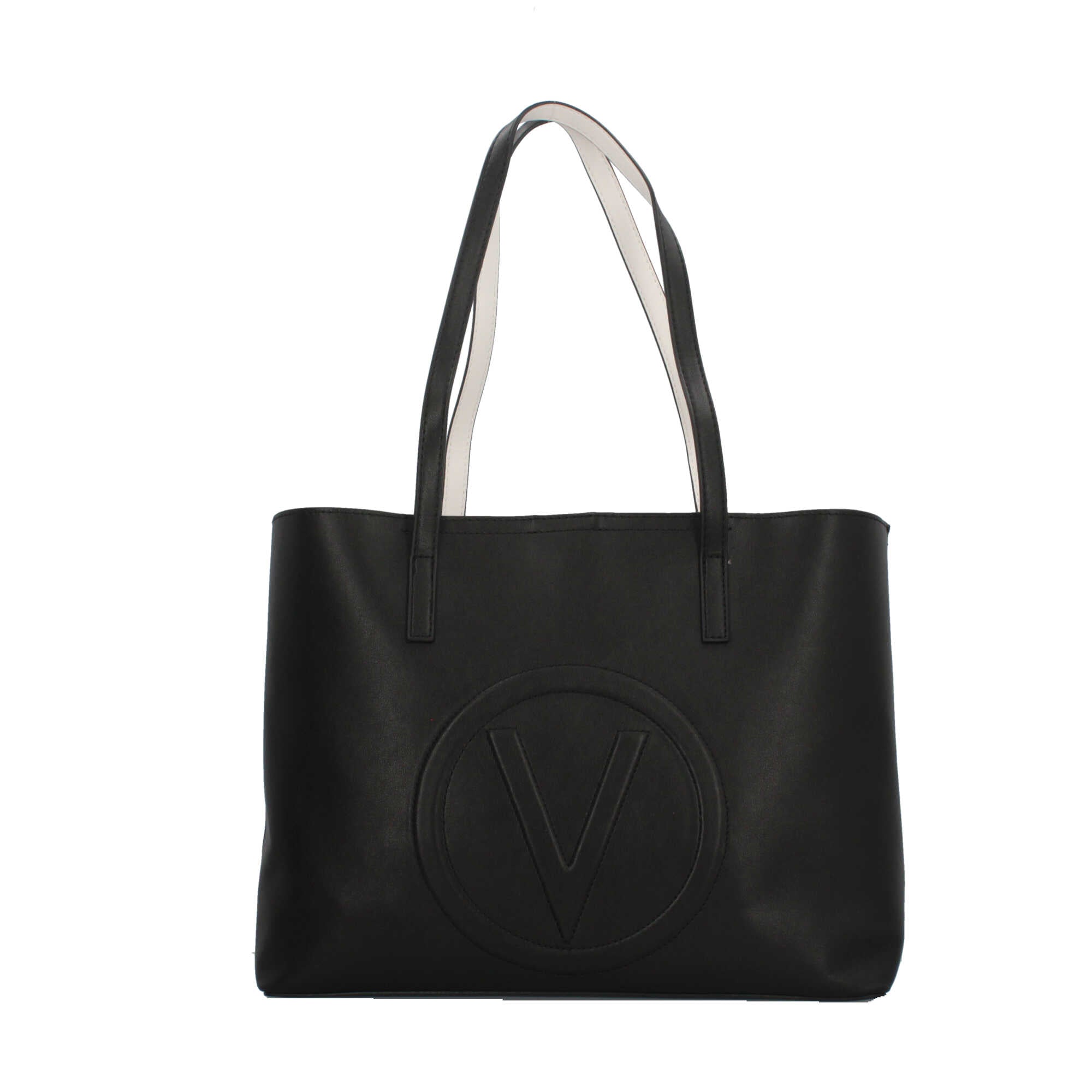 Borsa shopper Valentino con logo in rilievo e tracolla regolabile