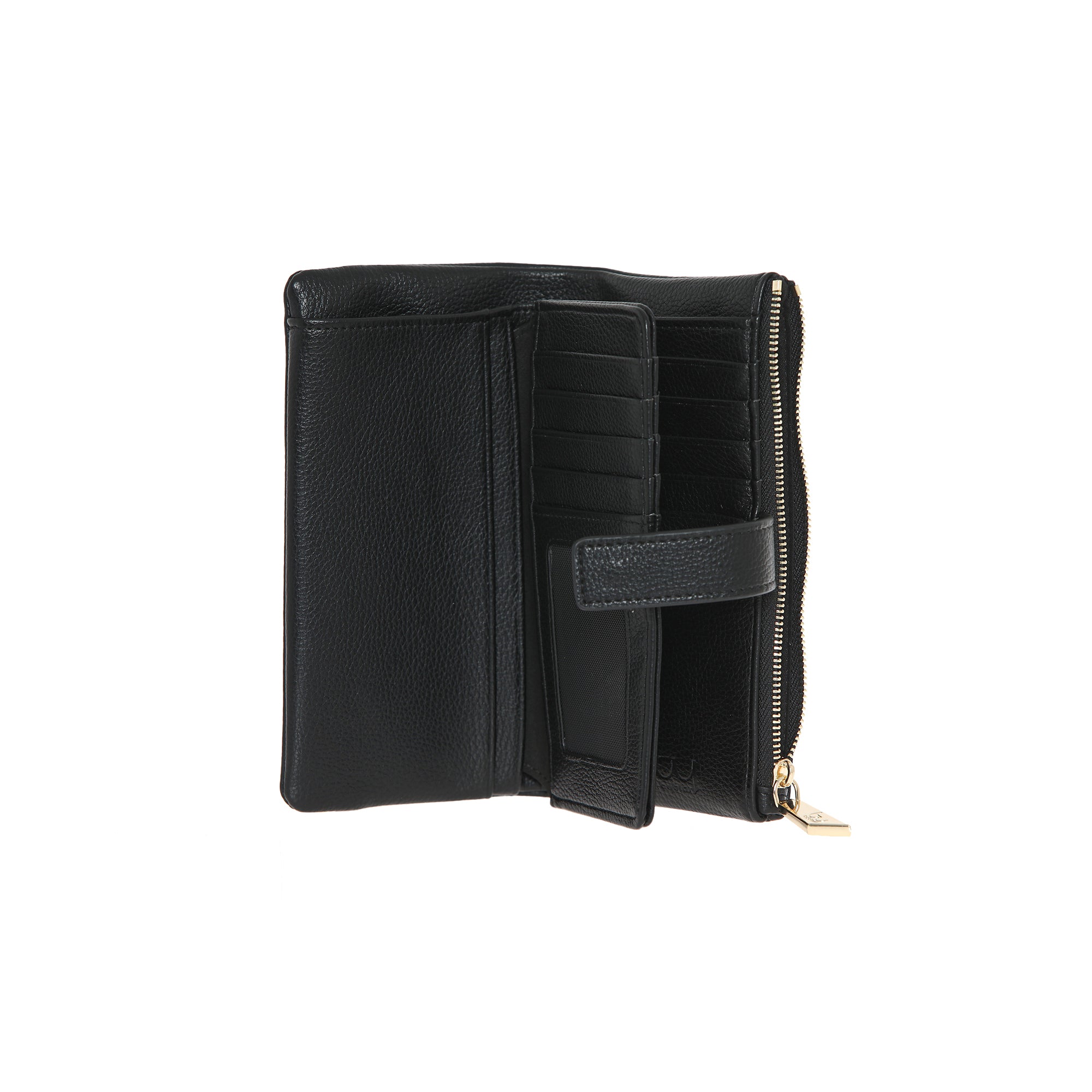 Portafoglio By Byblos con doppia zip e chiusura a bottone