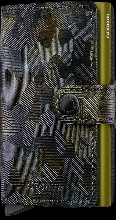 Portafoglio Secrid Miniwallet in pelle con blocco RFID e design artistico