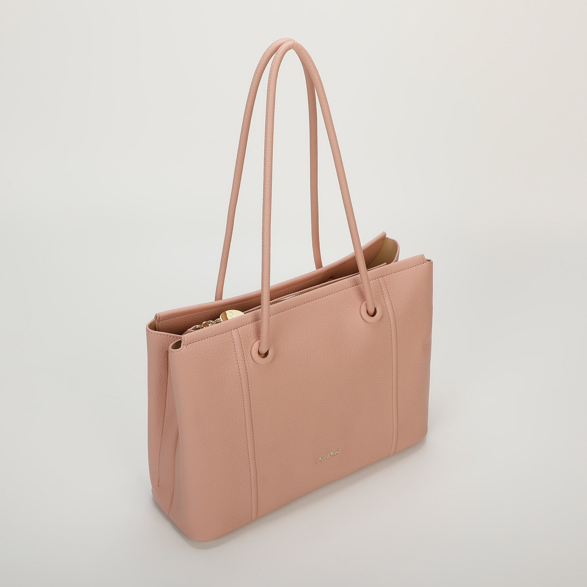 Mimi Mua borsa a spalla in eco pelle con chiusura zip