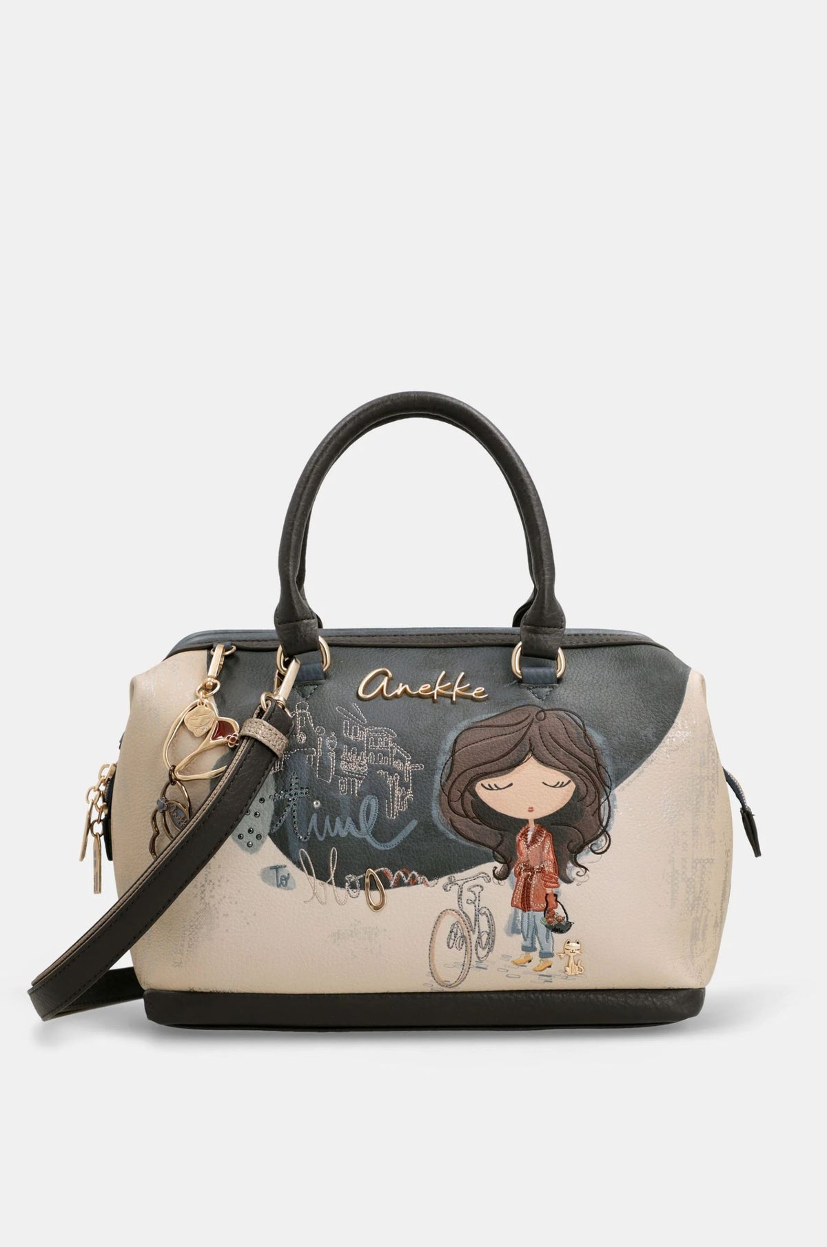 Borsa Bowling Donna Anekke con Manici e Tracolla