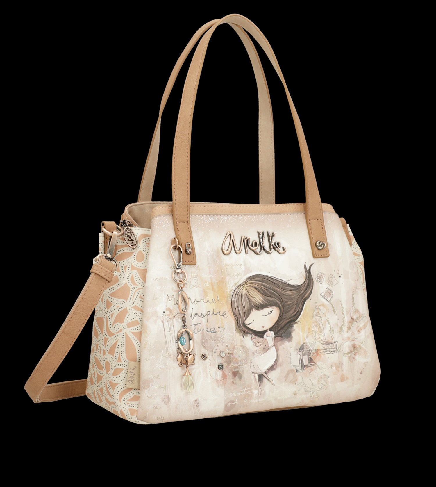 Borsa Anekke elegante e versatile con doppio manico e tracolla