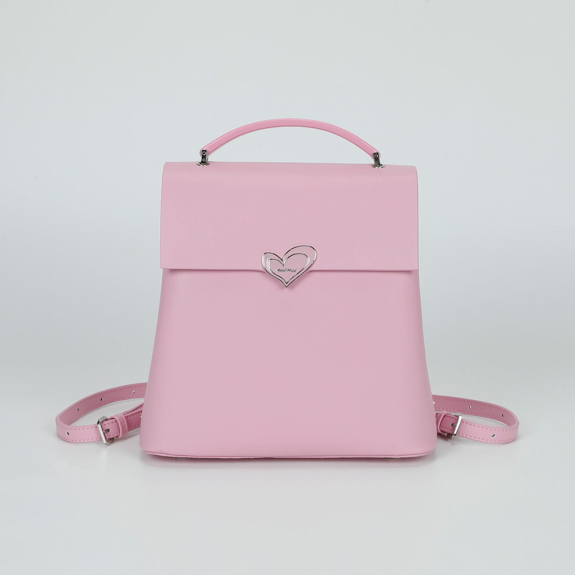 Mimi Mua zaino in eco pelle con chiusura a cuore