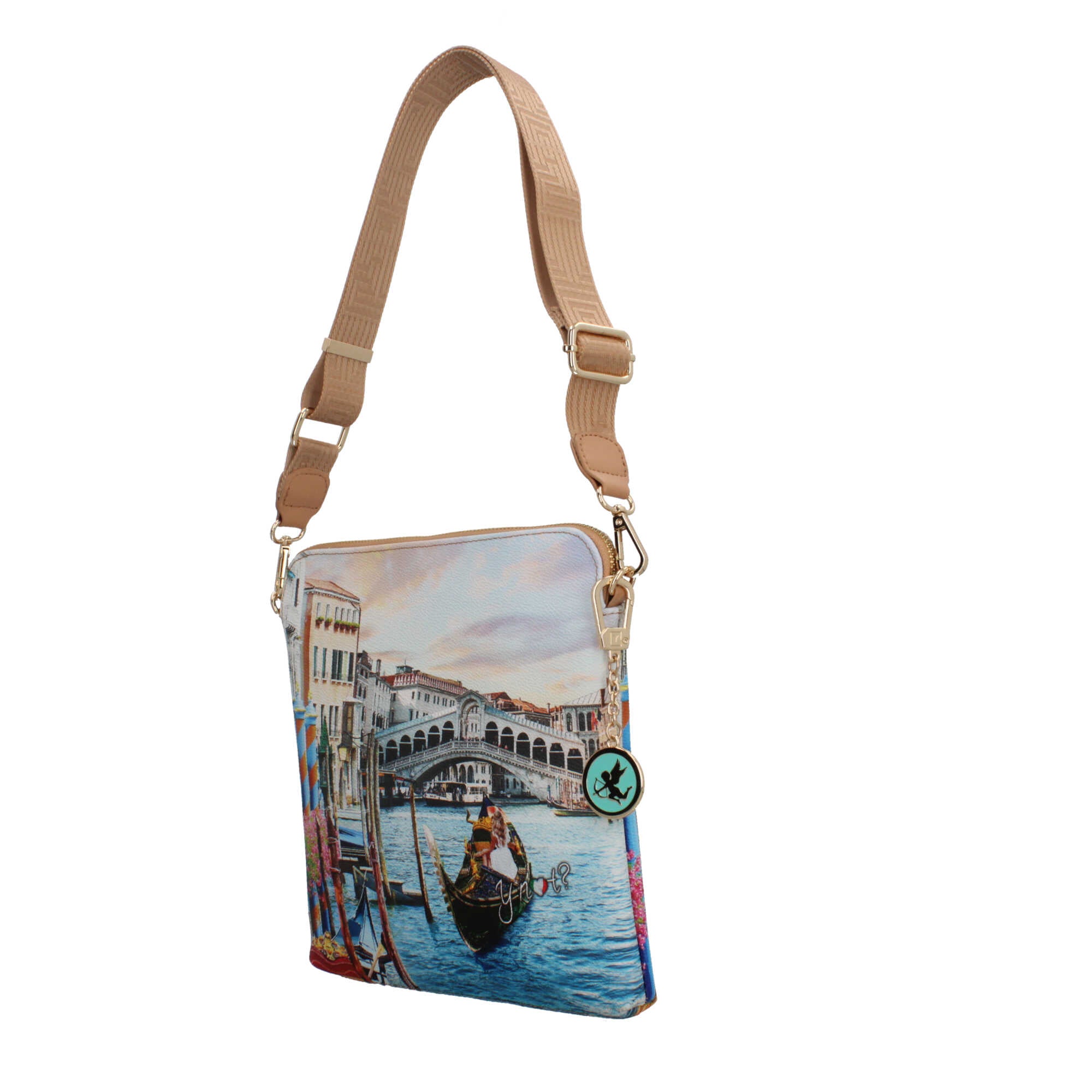 Borsa a tracolla Y not con città