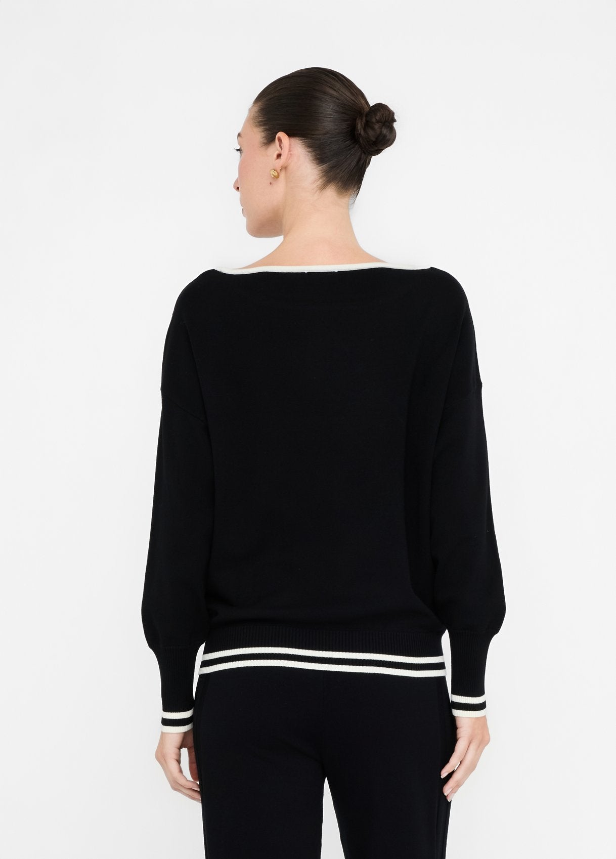 Maglione Liu Jo con lavorazione traforata Nero L | Giò Fashion