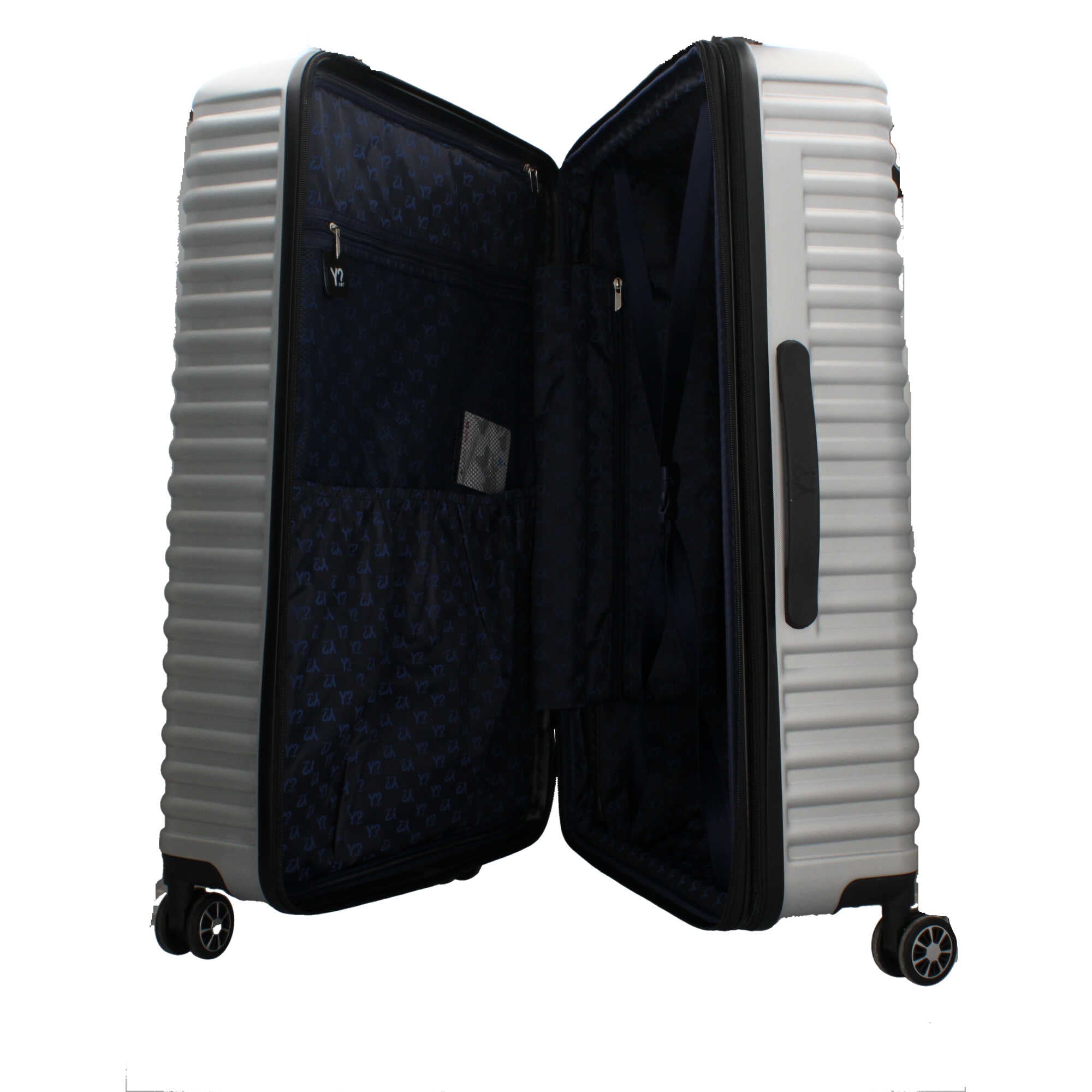 Trolley grande YNot? 4 ruote – Valigia rigida leggera con chiusura TSA