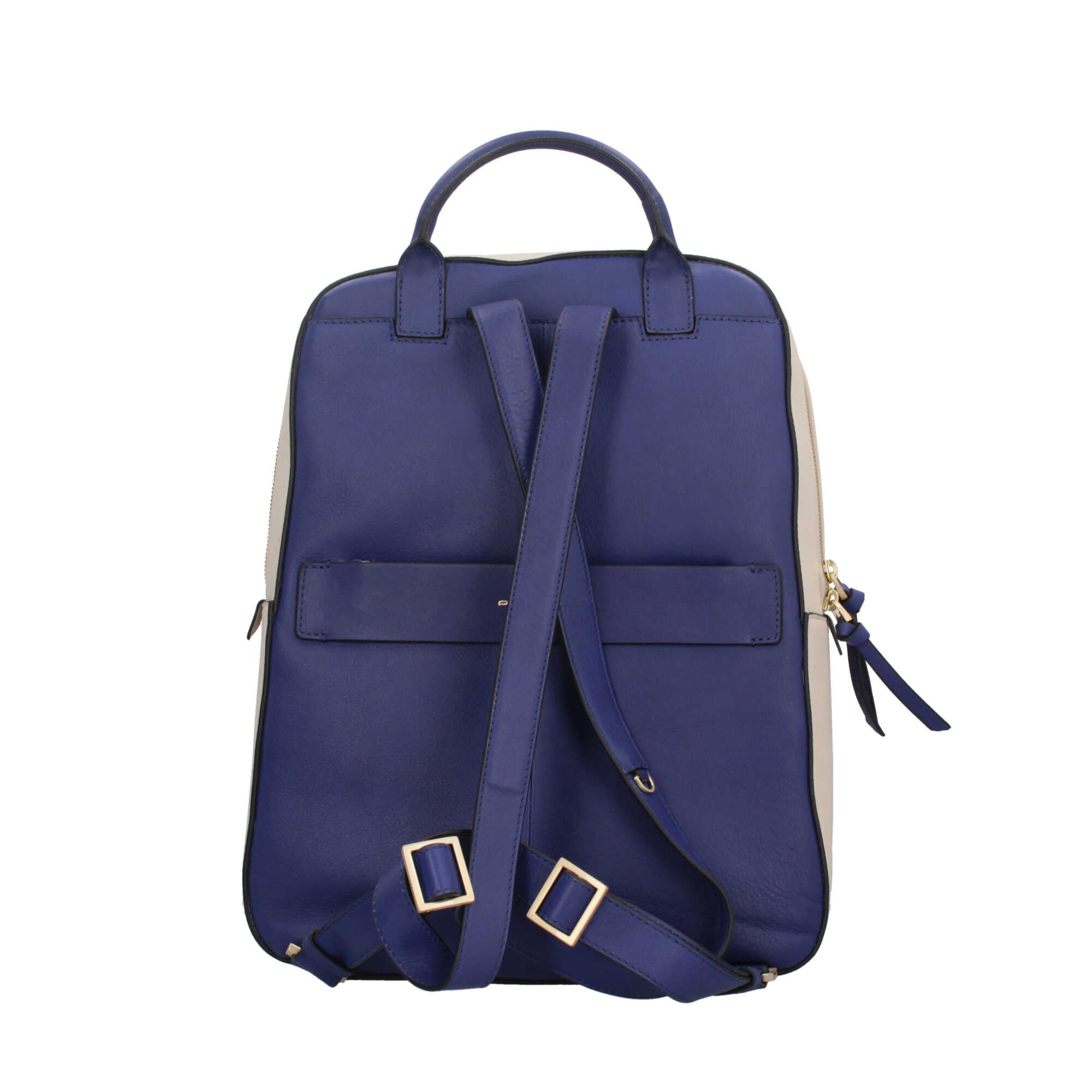 Piquadro zaino porta PC 14'' in pelle con protezione RFID e tasche multifunzione