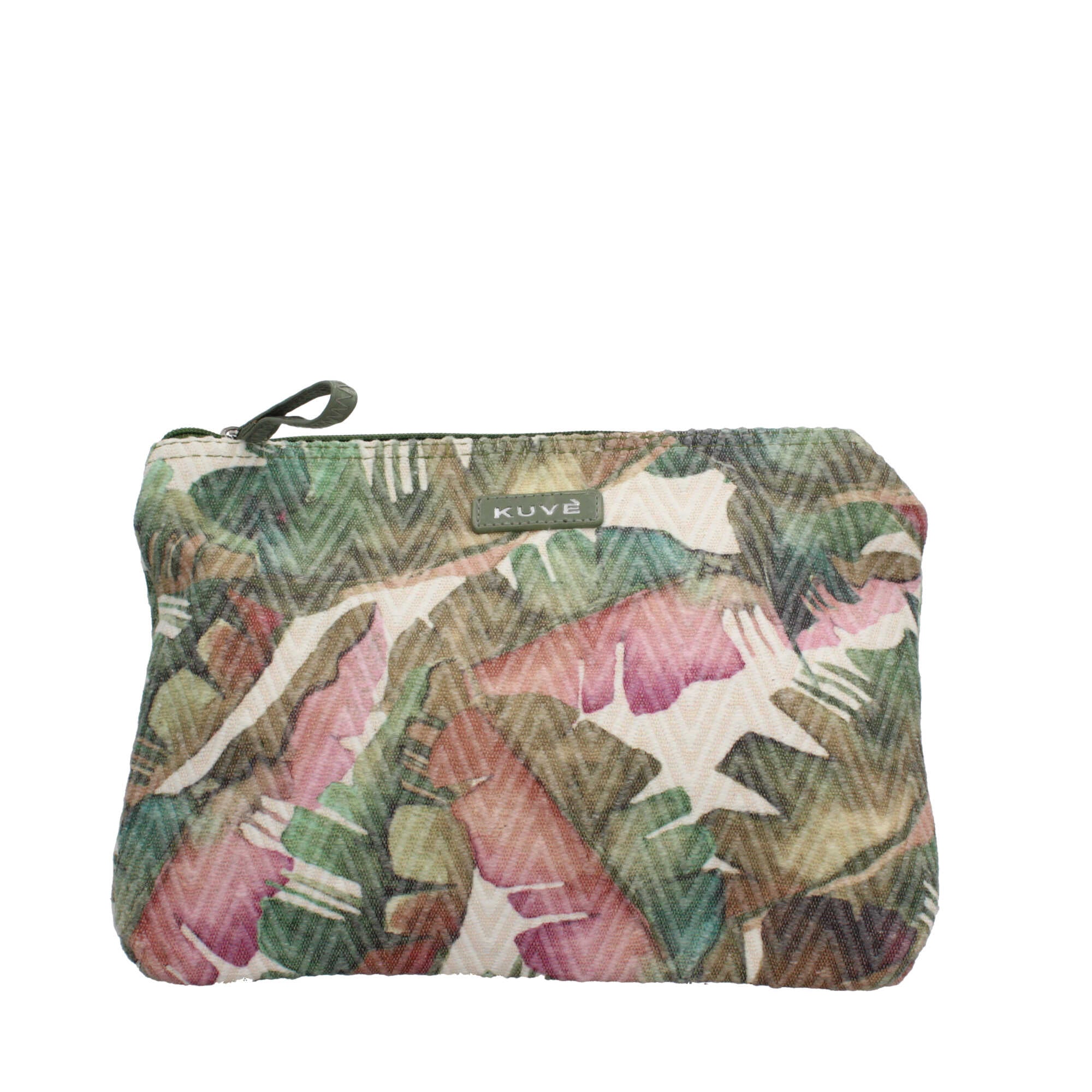 Pochette termica Kuve in tessuto fantasia tropicale