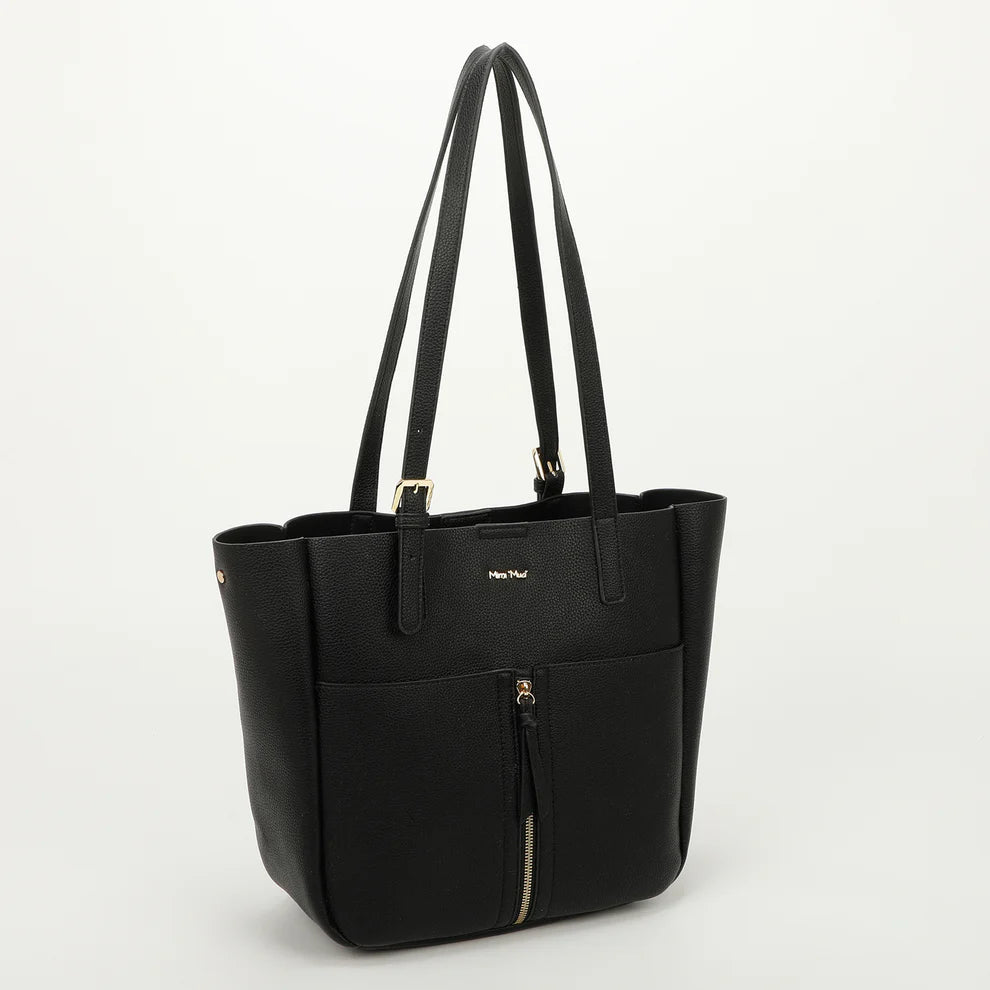 Borsa shopper con tasca frontale Mimi Mua