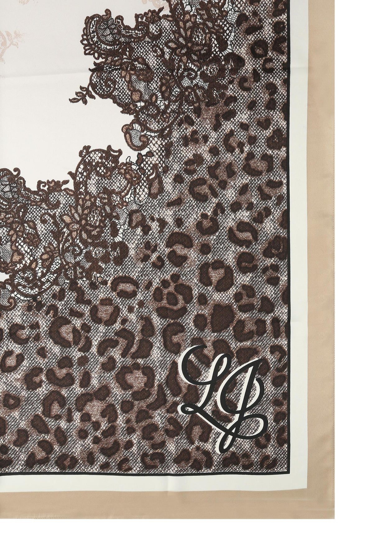 Liu Jo Foulard Grande Donna 90x90 con Stampa Animalier