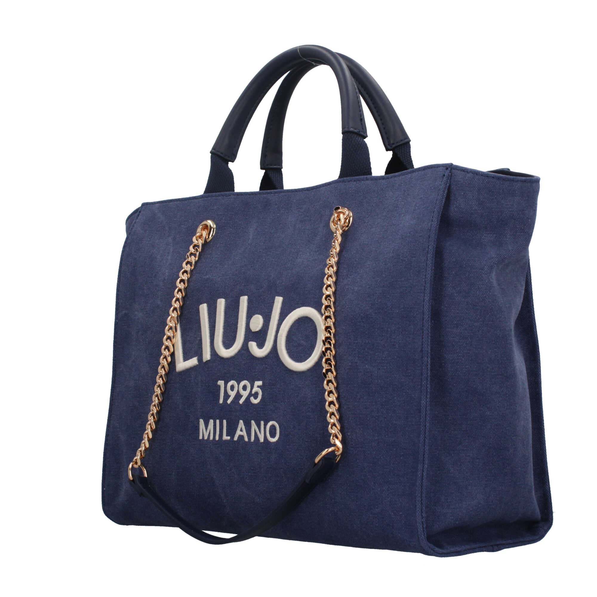 Borsa a mano con chiusura a zip Liu Jo Blu TU | Giò Fashion