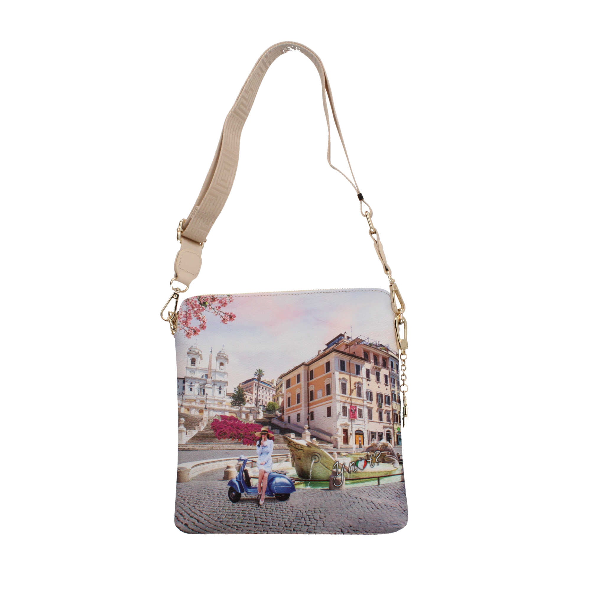 Borsa a tracolla Y not con città
