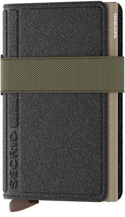 Portafoglio Secrid Miniwallet BLi Black Olive compatto con protezione RFID Verde TU | Giò Fashion