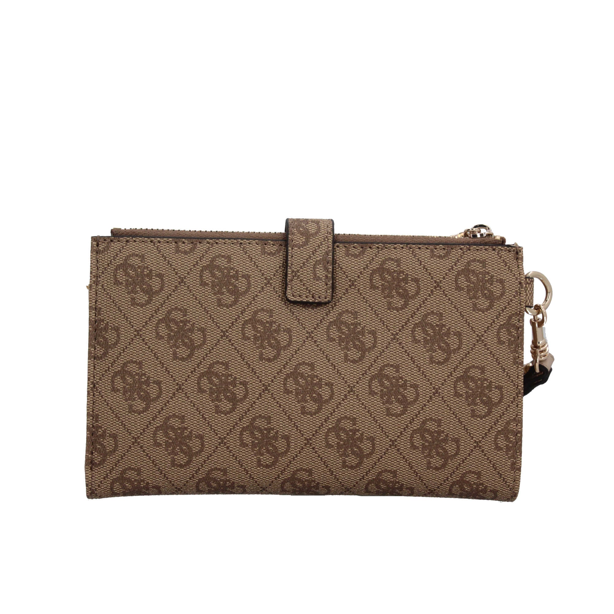 Portafoglio Guess con logo in rilievo e cinturino da polso BEIGE LOGO TU | Giò Fashion