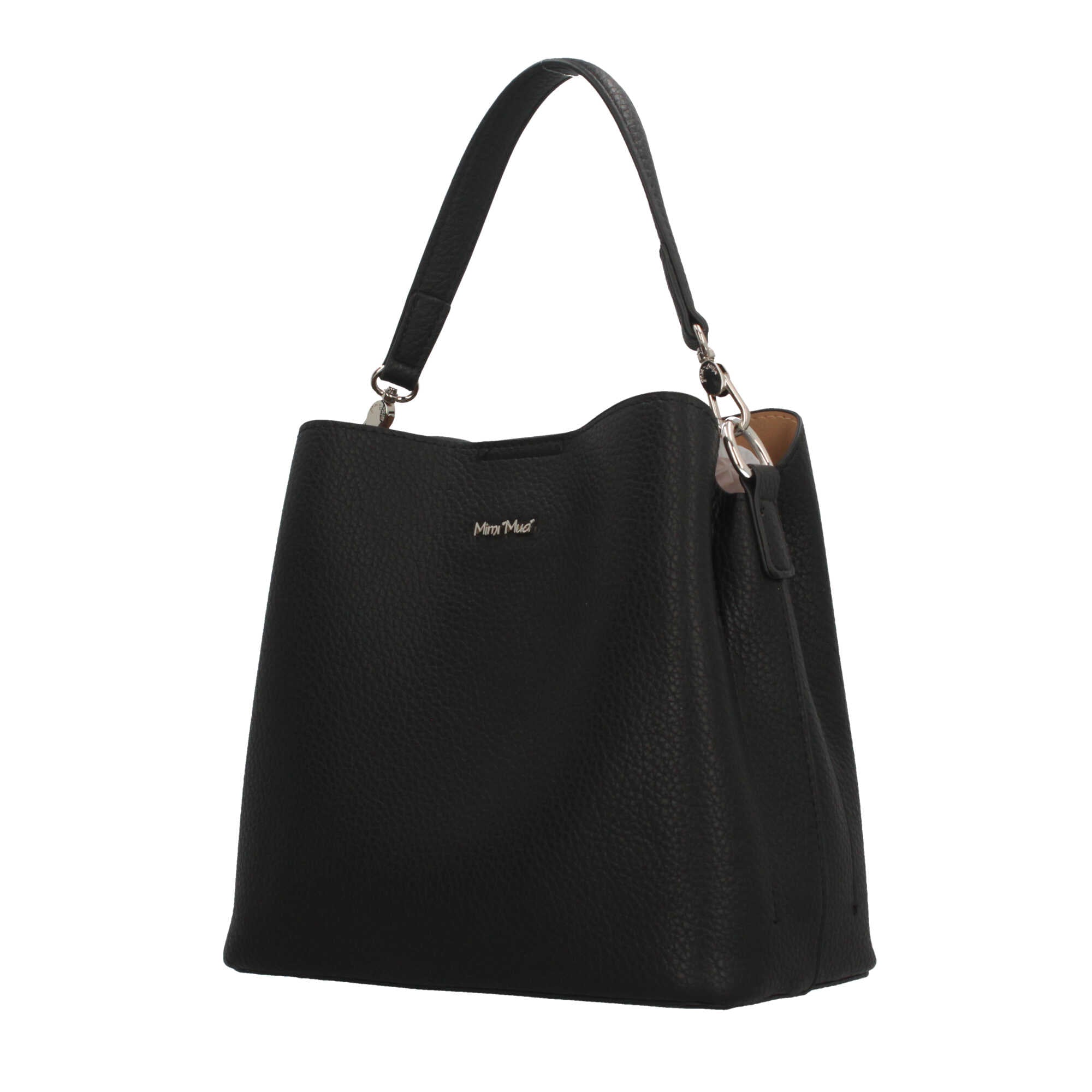 Borsa a braccio Mimìmuà con cinturino regolabile Nero TU | Giò Fashion