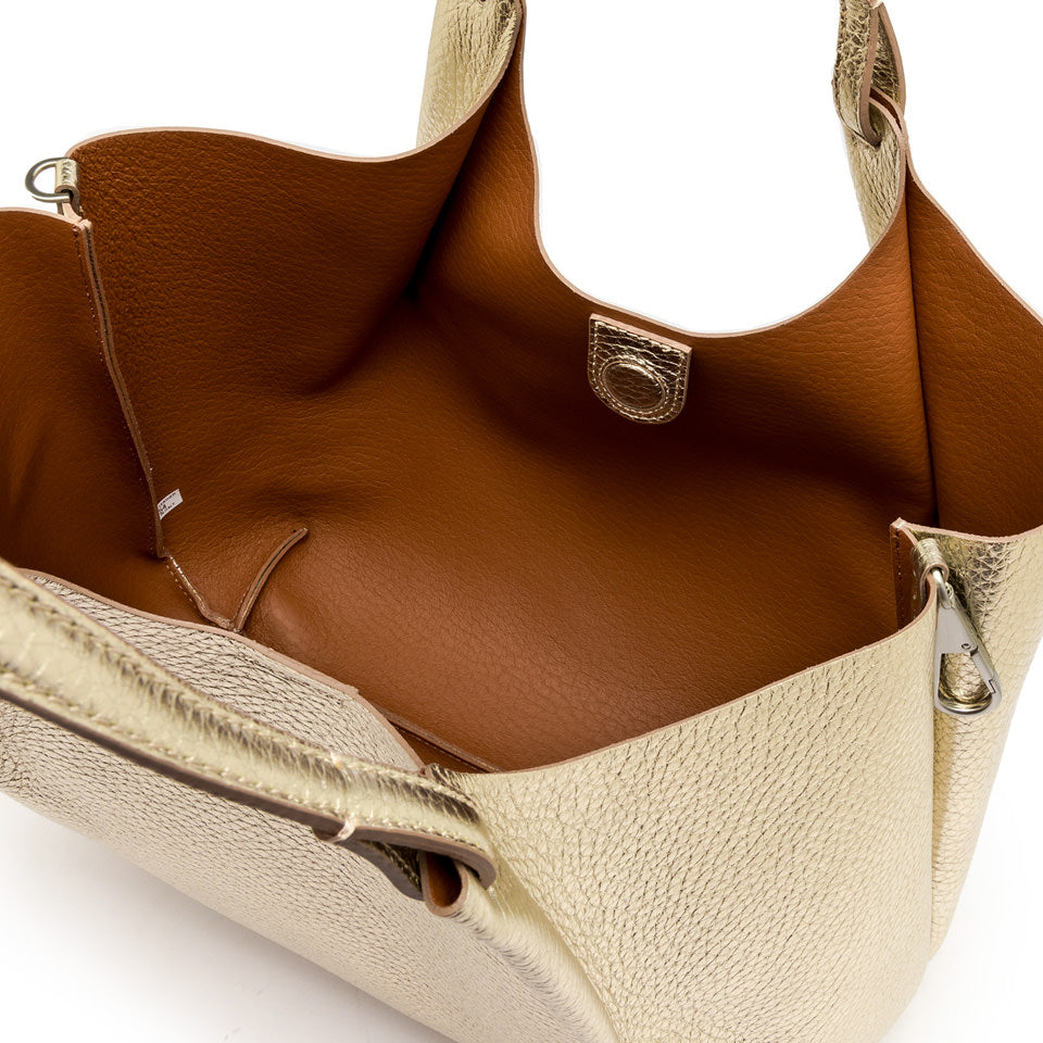 Borsa a spalla Gianni Chiarini in pelle con design morbido