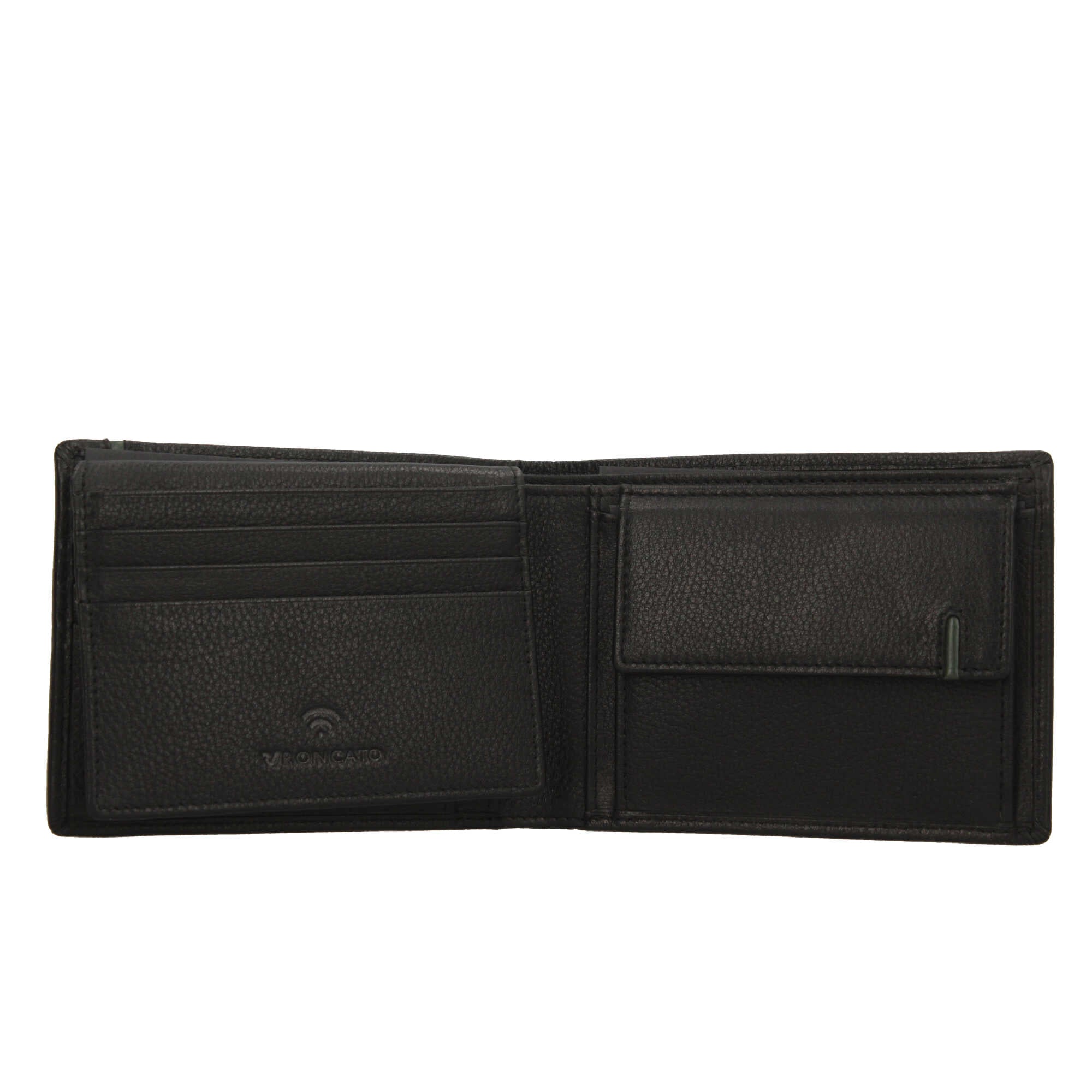 Portafoglio verticale con patta e portamonete Roncato