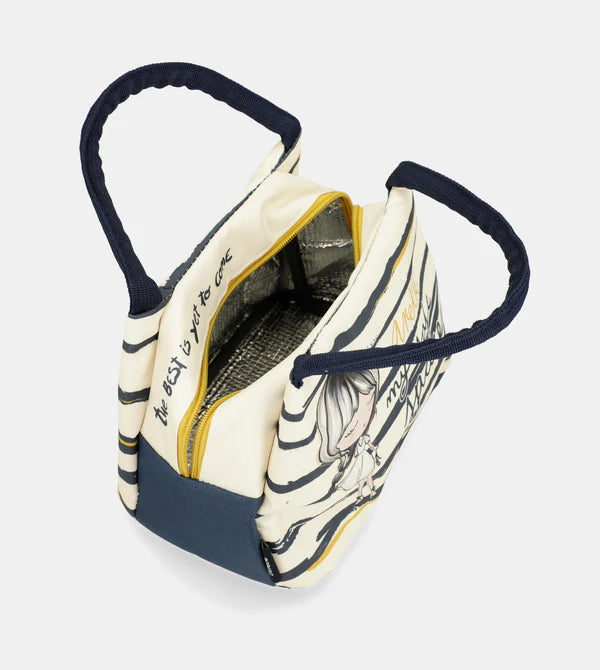 Borsa Anekke a mano con stampa elegante e dettagli curati