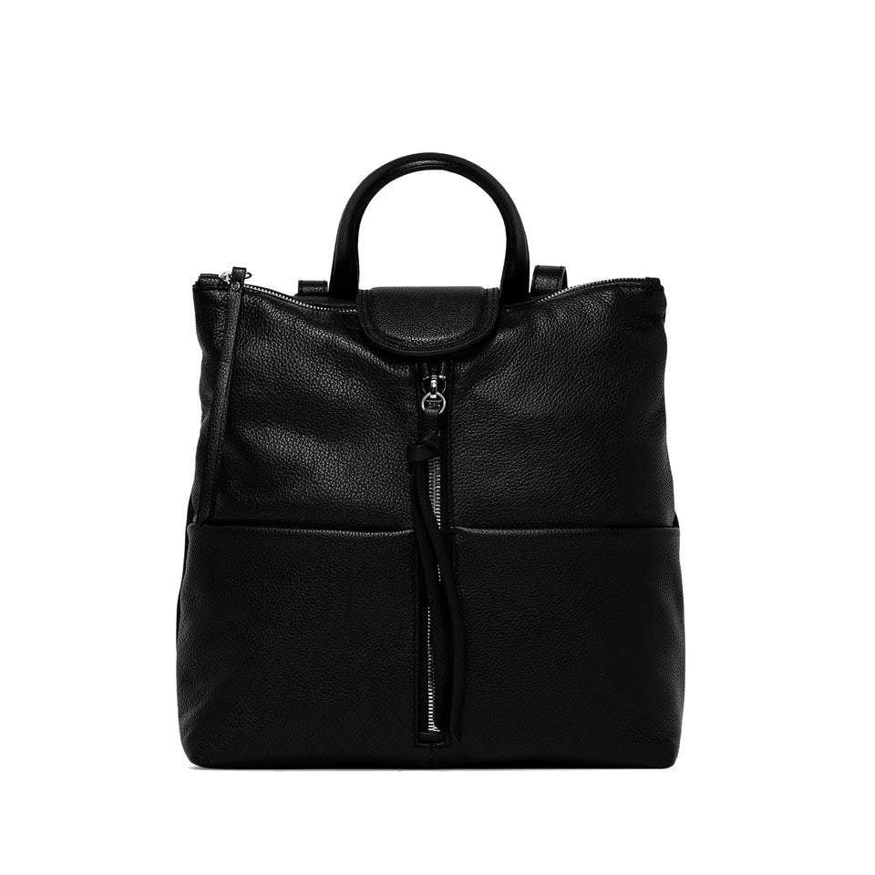 Zaino Gianni Chiarini in pelle dal design contemporaneo NERO TU | Giò Fashion