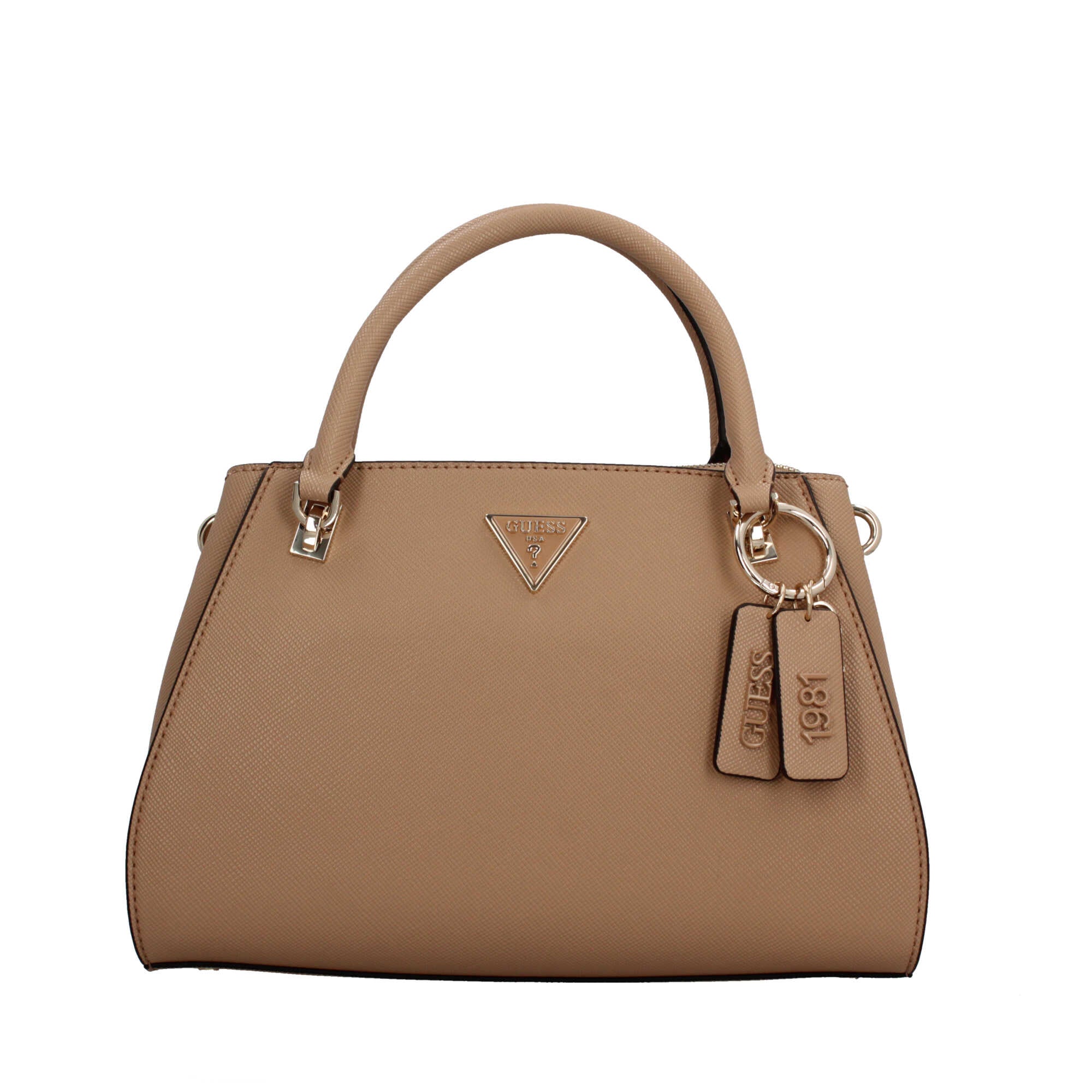 Borsa a Mano Guess con Charm e Dettaglio Logo