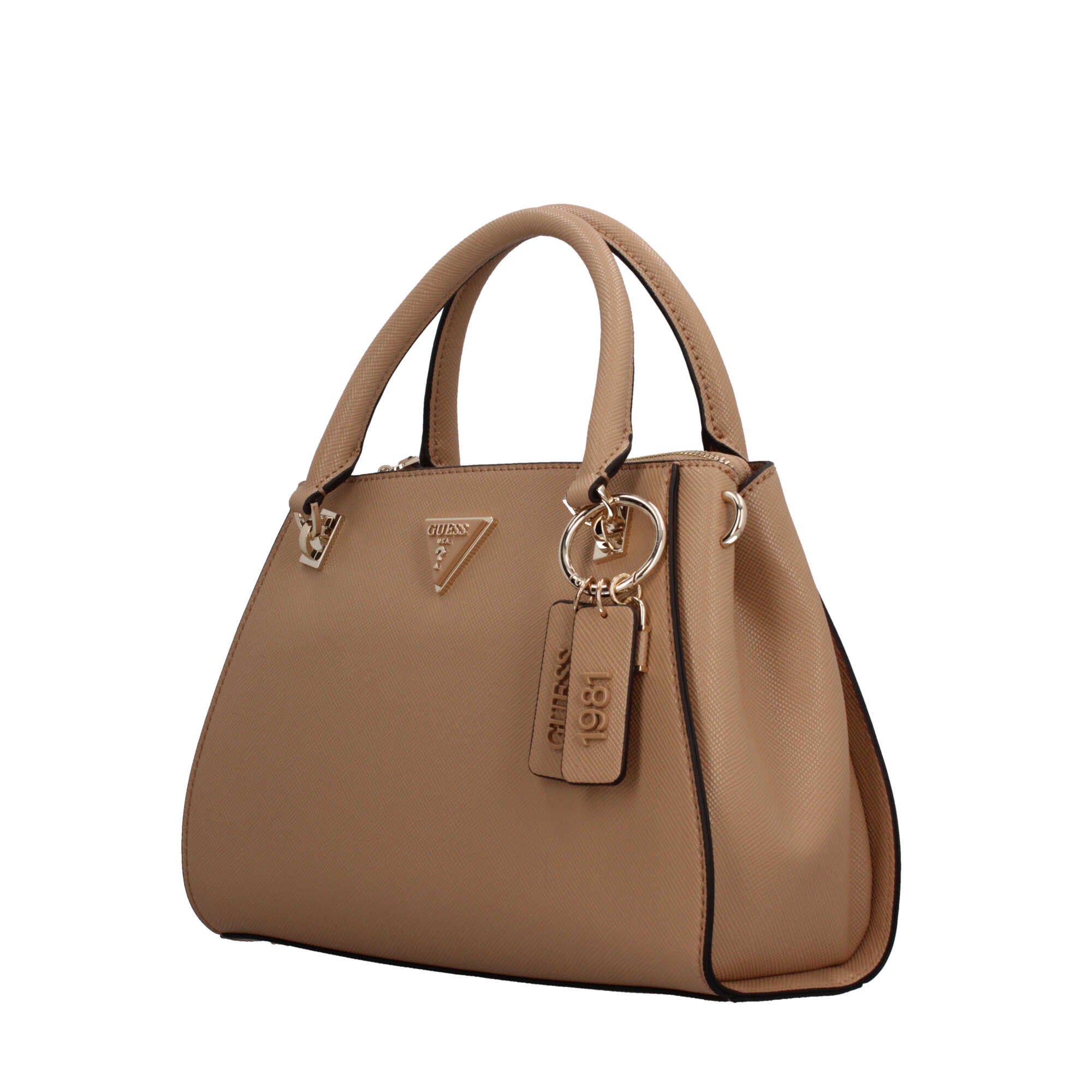 Borsa a Mano Guess con Charm e Dettaglio Logo