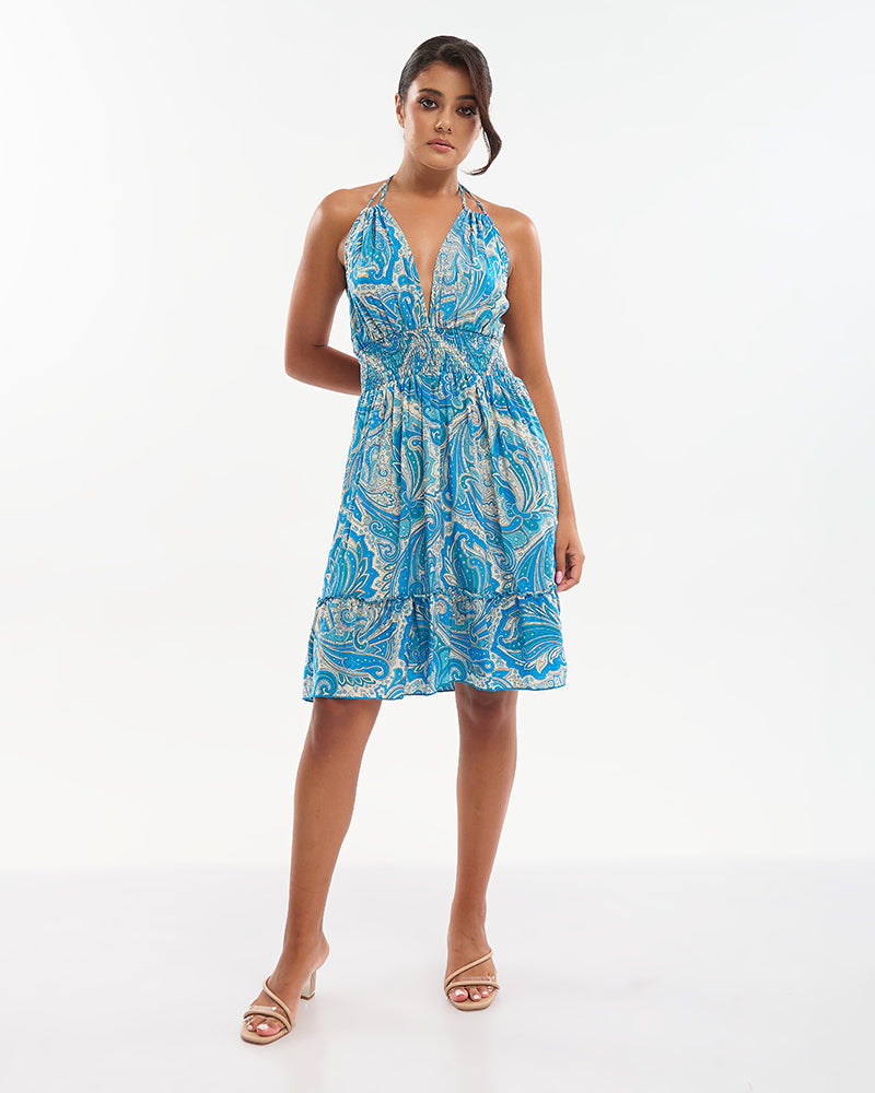Ble Resort Collection Abito Corto con Disegni