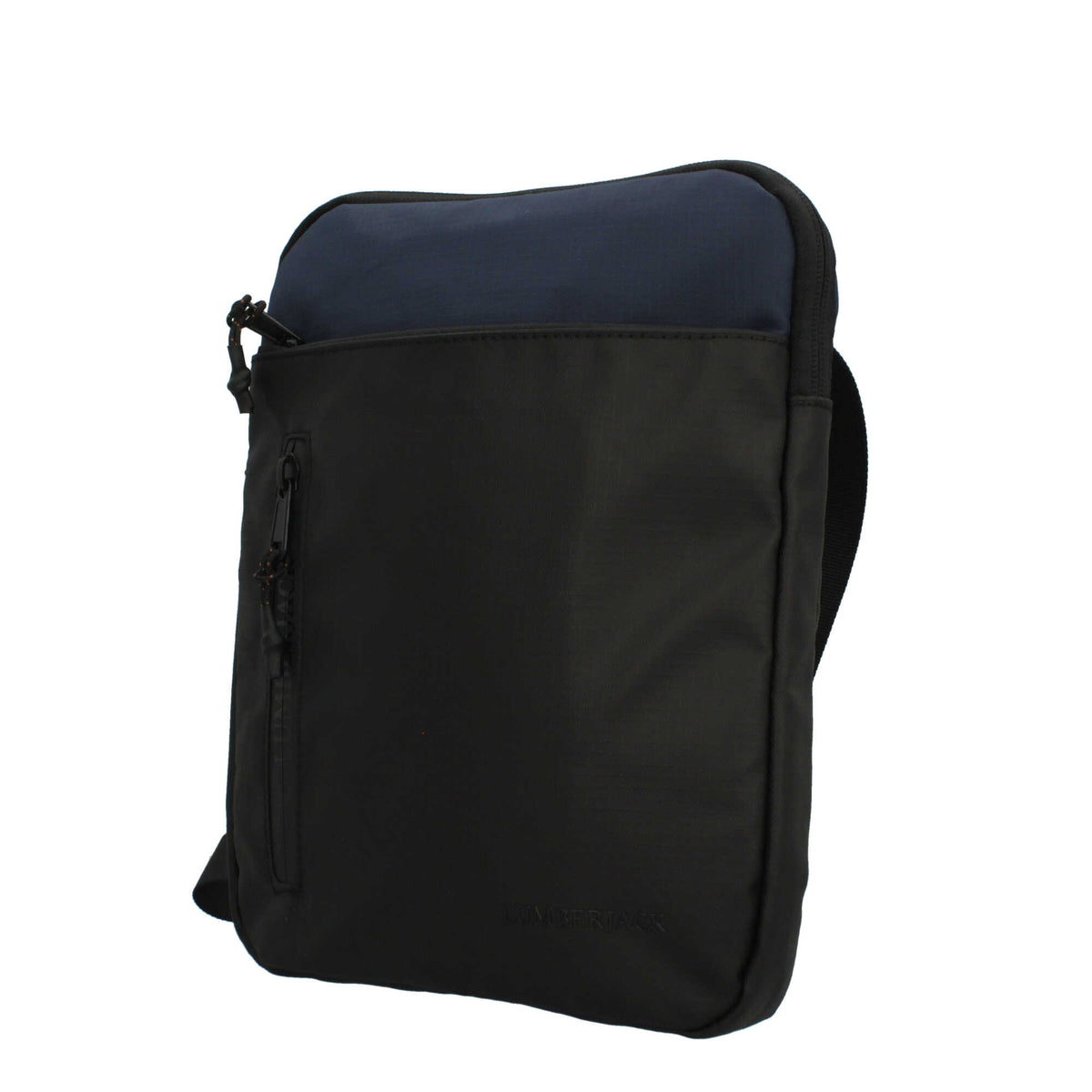 Tracolla Uomo Lumberjack in Tessuto Tecnico con Tasche BLU TU | Giò Fashion