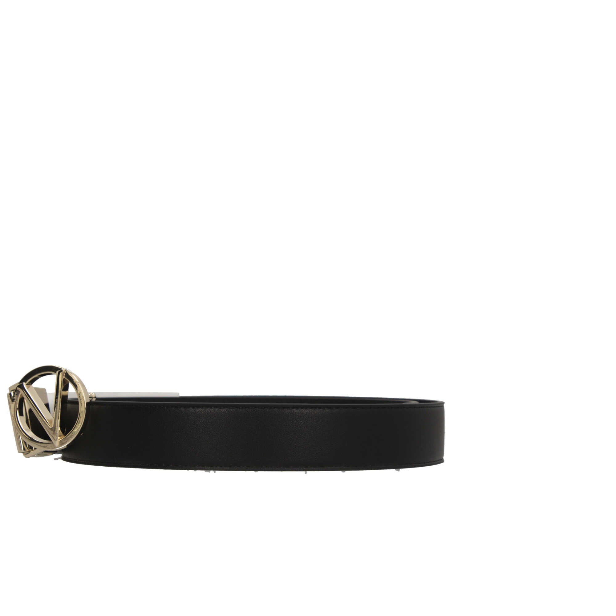 Cintura Valentino da Donna con Fibbia Logo Iconica Nero S | Giò Fashion