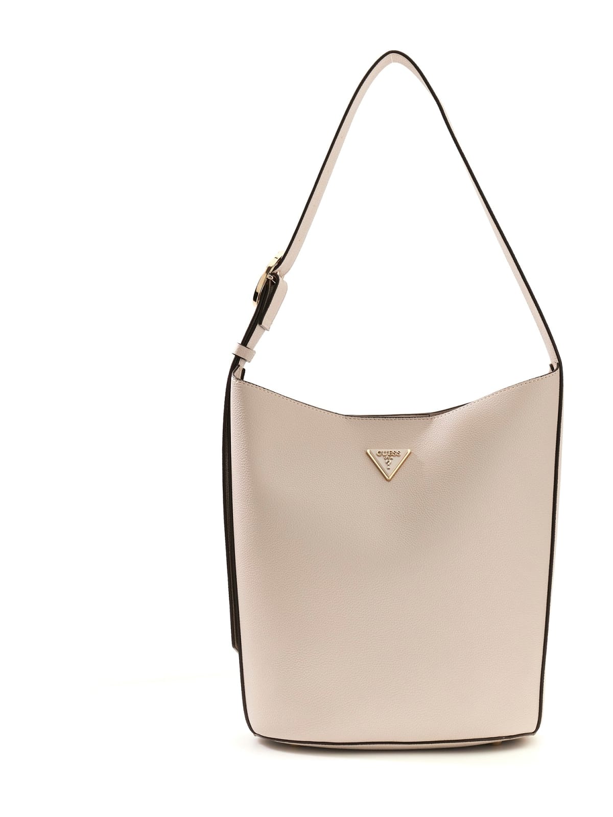 Borsa a spalla Guess donna minimal con logo e tracolla regolabile AVORIO TU | Giò Fashion