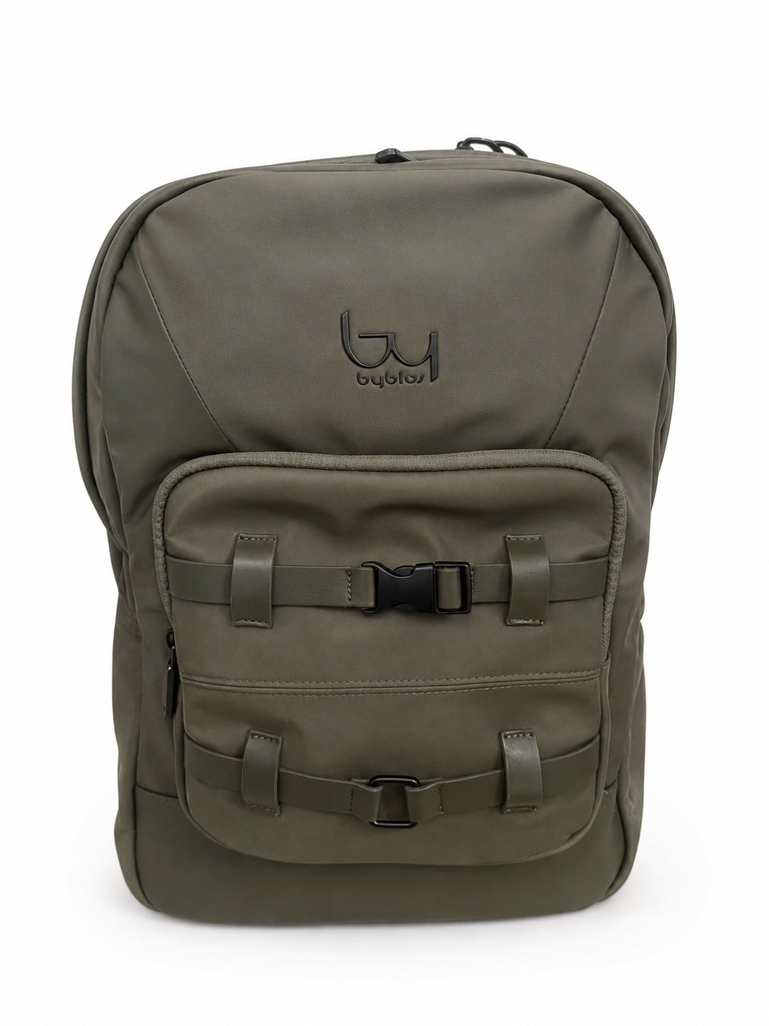 By Byblos Zaino Uomo Urban Multitasche con Chiusure Decorative VERDE MILI TU | Giò Fashion
