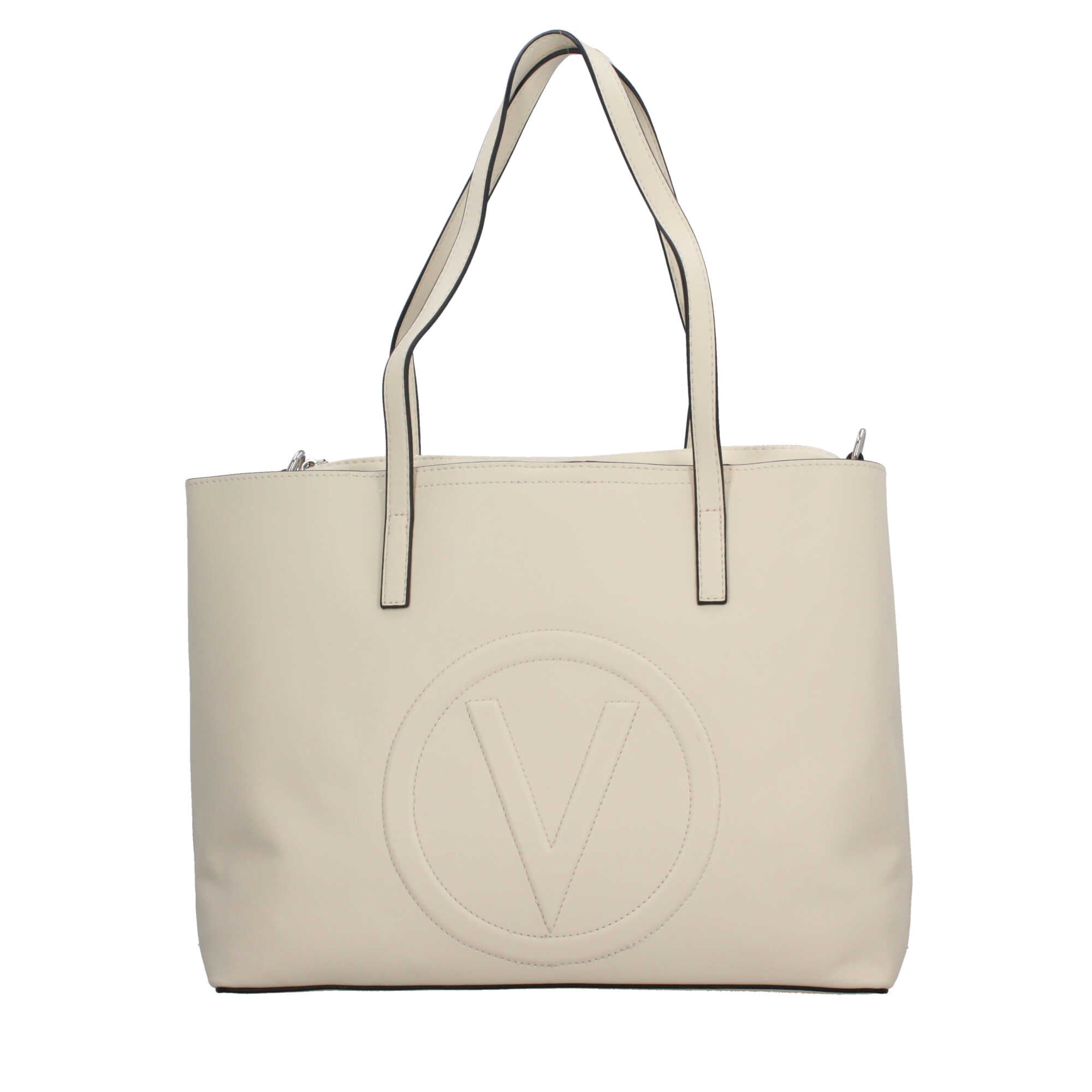 Borsa shopper Valentino con logo in rilievo e tracolla regolabile