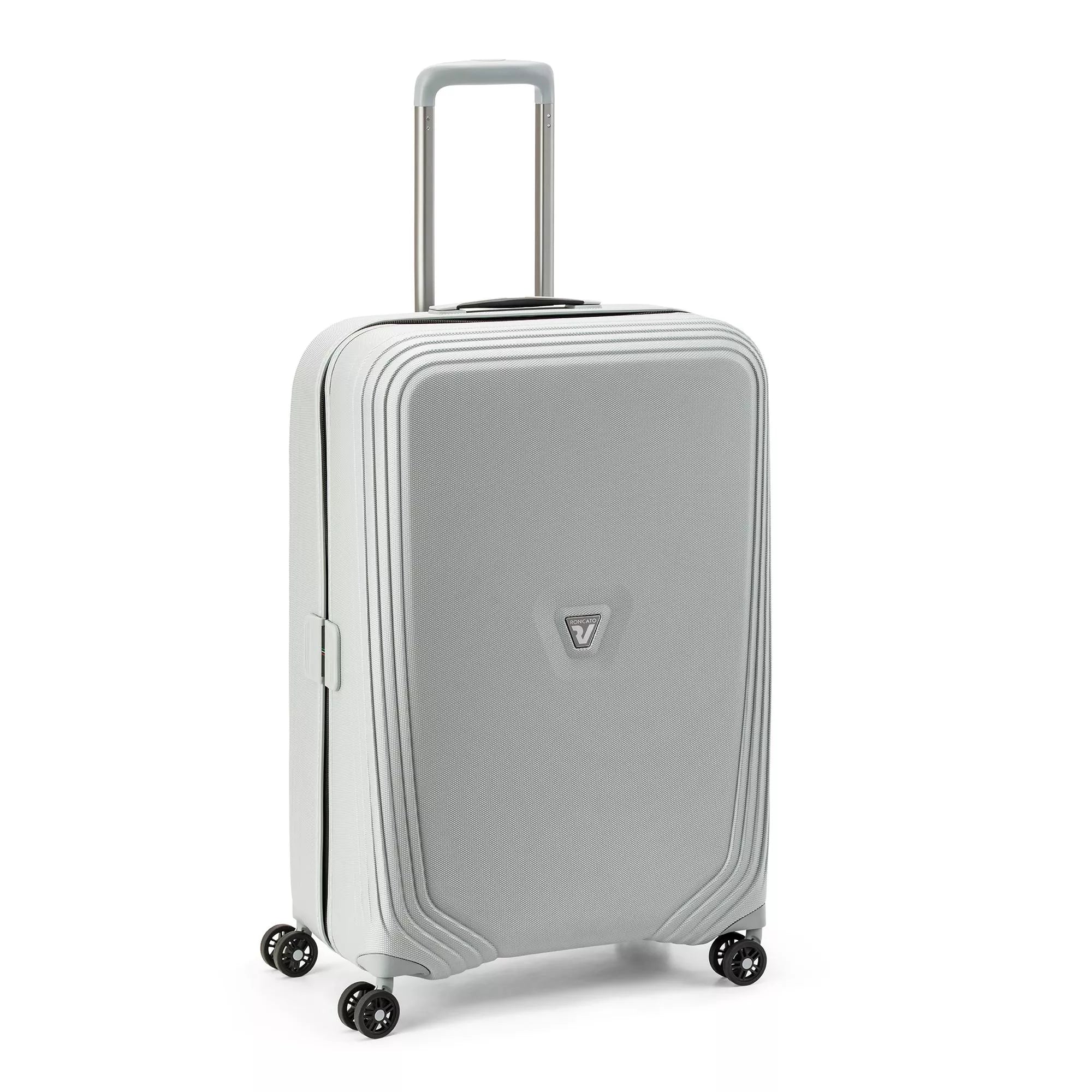 Roncato Valigia Media Rigida Multiruota da Viaggio Argento TU | Giò Fashion