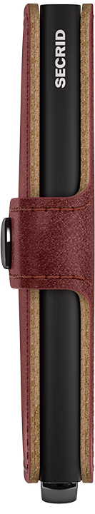 Portafoglio Secrid Miniwallet in pelle con protezione RFID e chiusura a bottone | Giò Fashion