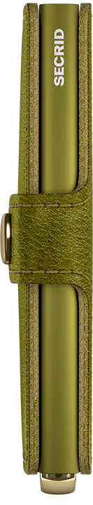 Secrid Miniwallet portafoglio in pelle compatto con protezione RFID Verde TU | Giò Fashion