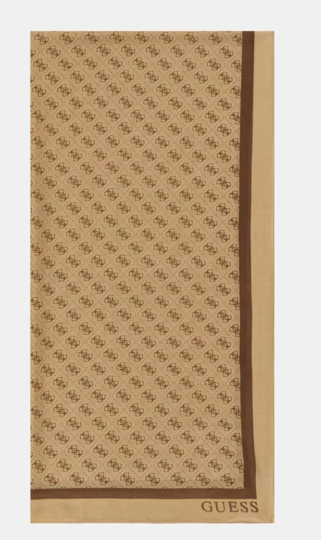 Foulard Guess con logo all over BEIGE LOGO TU | Giò Fashion