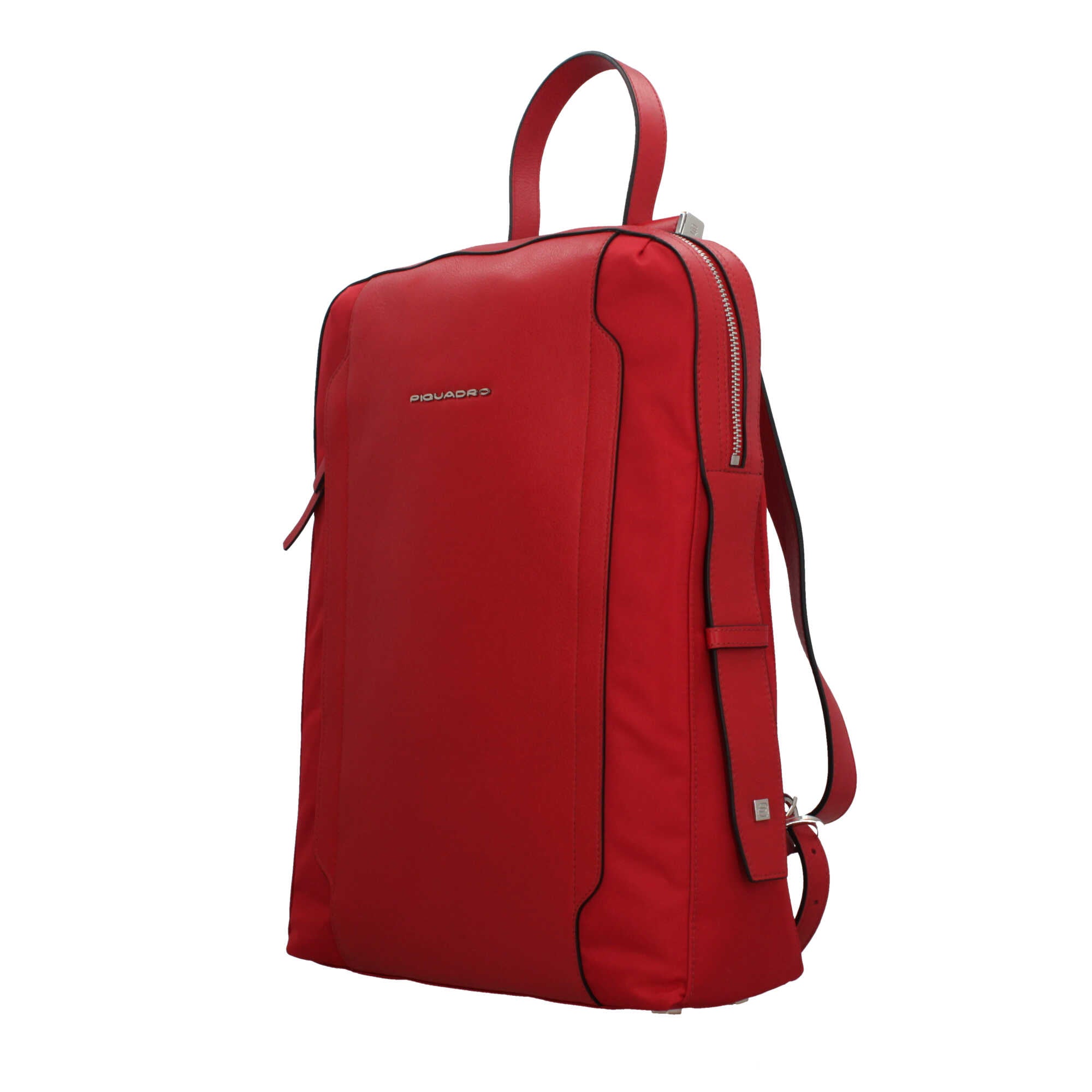 Piquadro zaino porta PC 14" in pelle con protezione antiurto e RFID