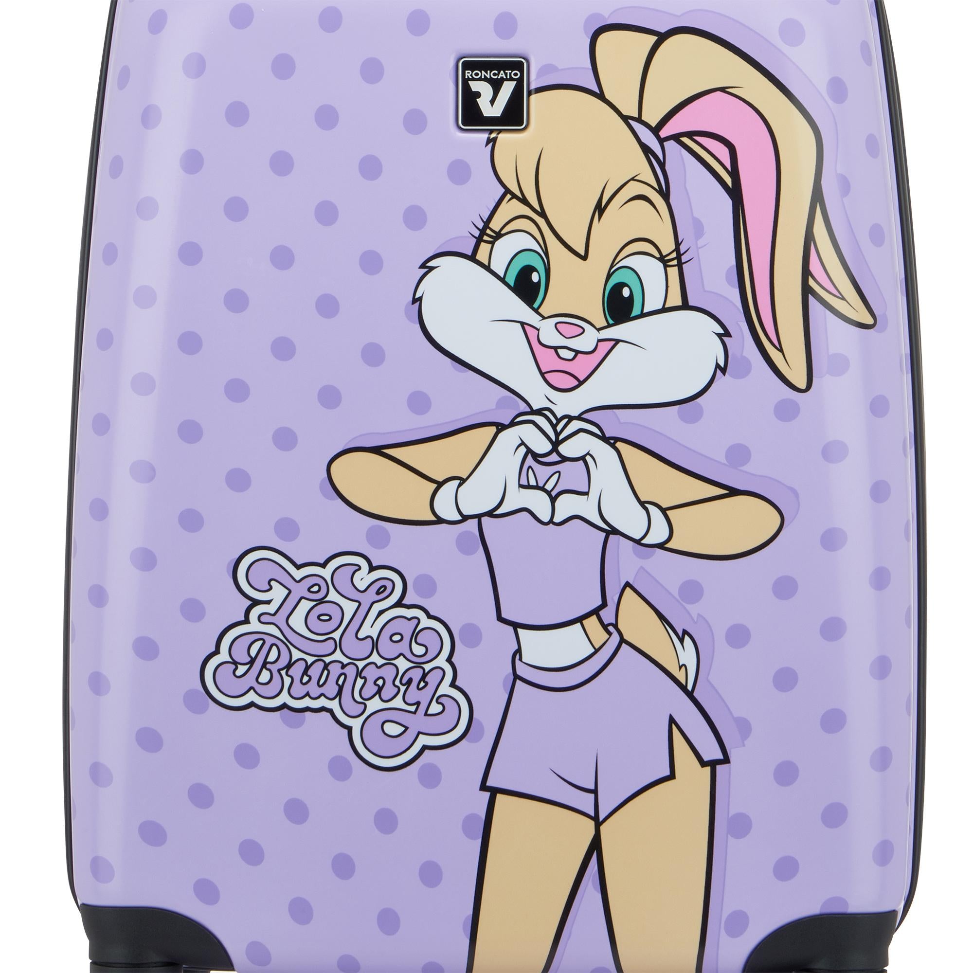 Trolley da cabina Roncato Looney Tunes con grafica e sacca coordinata