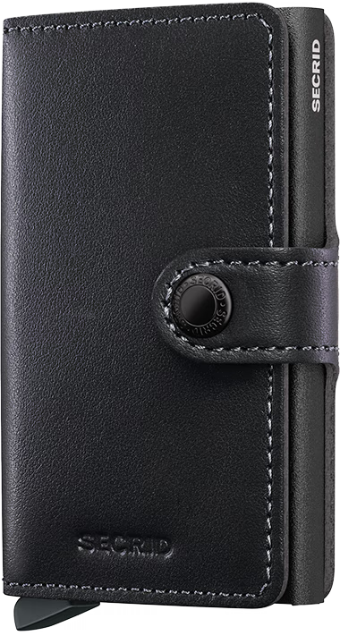 Portafoglio Secrid Miniwallet in pelle con protezione RFID e chiusura sicura NERO TU | Giò Fashion