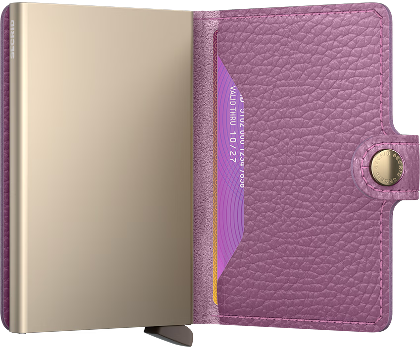 Secrid Miniwallet portafoglio compatto in pelle con protezione RFID