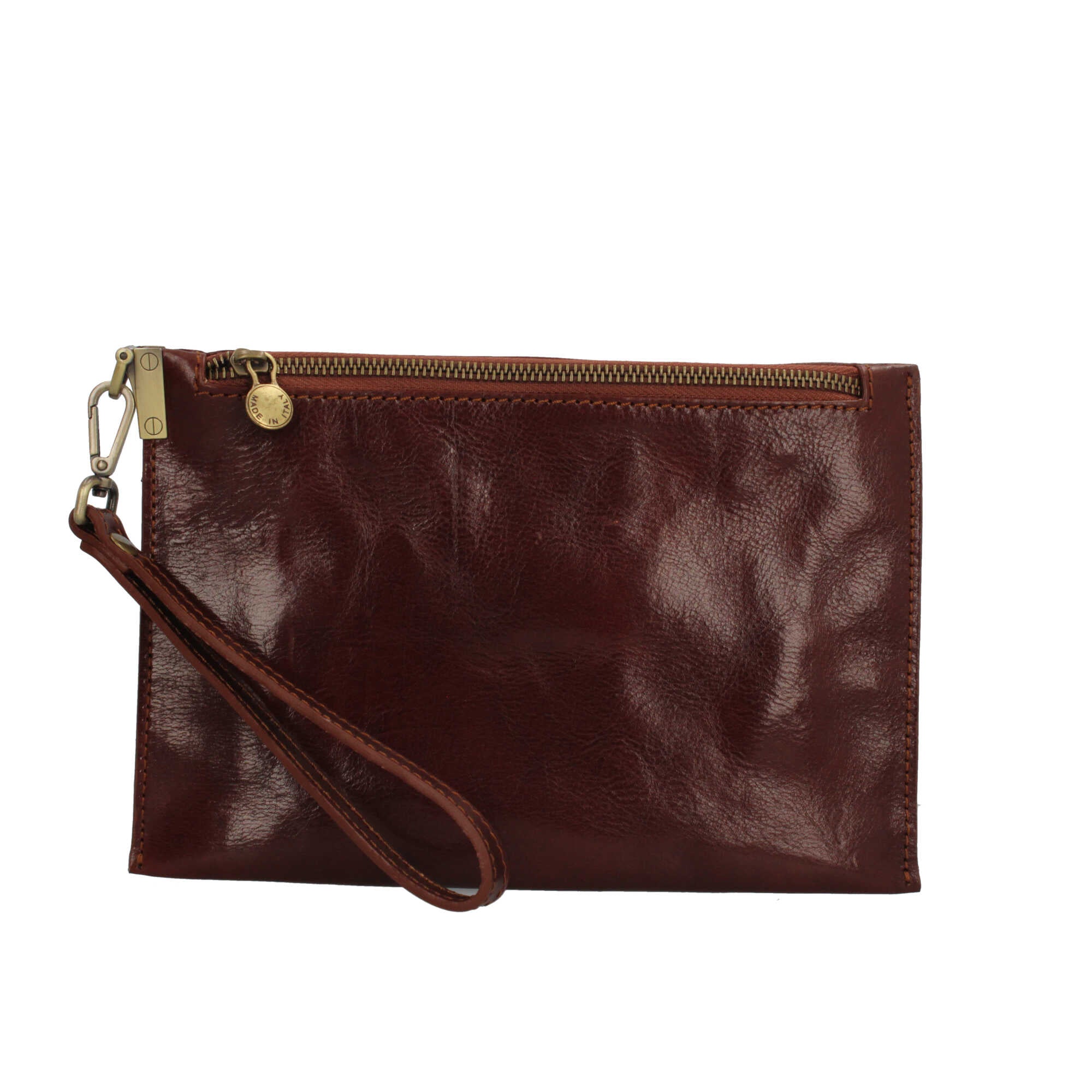 Borsa a tracolla in vera pelle artigianale Il Giglio Made in Italy